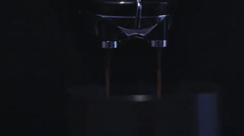 Coffee Machine Pouring Espresso In Cup Video stock 46809597
