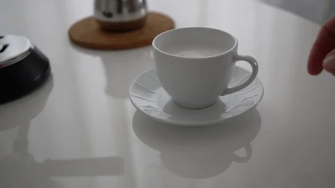Coffee Machine Pouring Espresso In Cup Stock Footage 101463314