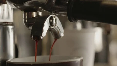 Coffee Machine Pouring Stock Footage 82685513