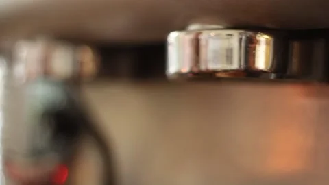 Coffee machine preparing a coffee Stock Footage 131985692