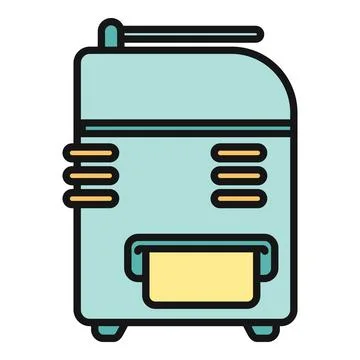 Coffee machine preparing hot drink in cafe Stock Illustration