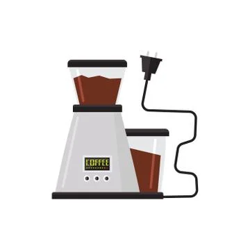 Coffee Machine Simplified Illustration Stock Illustration
