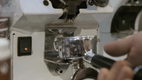 Coffee Machine Slow Motion Stock Footage 128811328