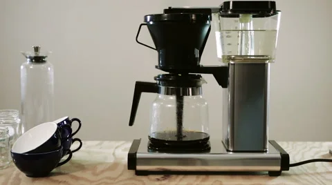 Coffee machine timelapse Stock Footage 56217598