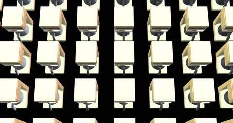Coffee Machine top view industrial production Stock Footage 237454234