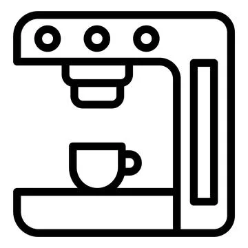 Coffee Machine Vector Icon Design Illustration Stock Illustration