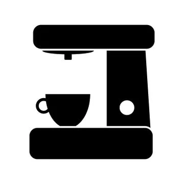 Coffee machine vector icon Stock Illustration