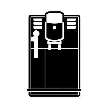 Coffee machine vector icon Stock Illustration