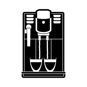 Coffee machine vector icon Stock Illustration
