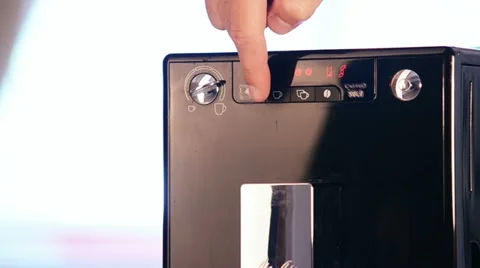 Coffee machine at work, all steps of making coffee Stock Footage 11848171