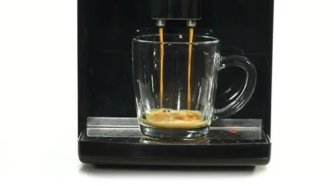Coffee machine at work Stock Footage 11407028