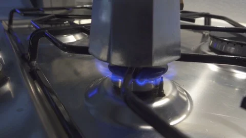 Coffee Maker Close Up, Heating Stock Footage 72083105