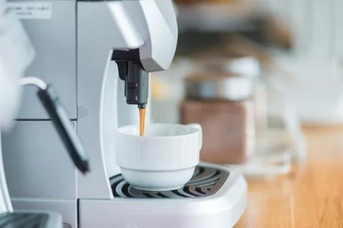 Coffee Maker Coffee can be a variety of dishes Stock Photos