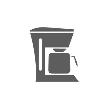 Coffee maker icon. Element Home Electronics concept and web apps. Vector Stock Illustration