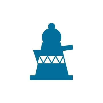 Coffee maker icon. Flat design style eps 10. resources graphic element Stock Illustration