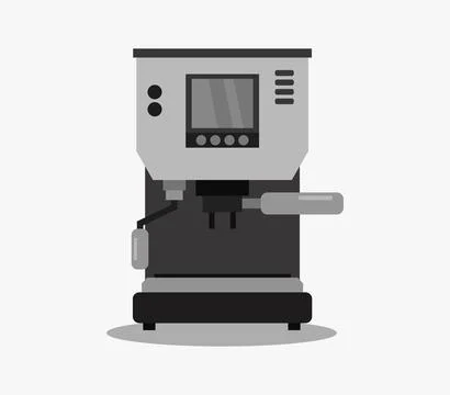 Coffee maker icon illustrated in vector on white background Stock Illustration