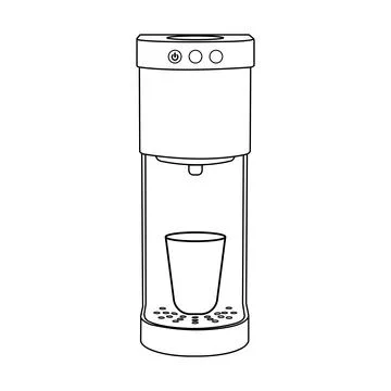 Coffee maker icon Stock Illustration