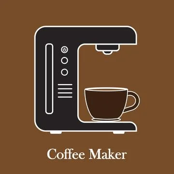 Coffee maker icon Stock Illustration