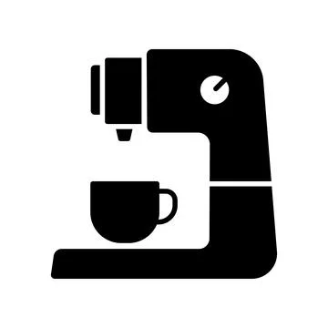 Coffee Maker Icon Vector Design Illustrazione stock