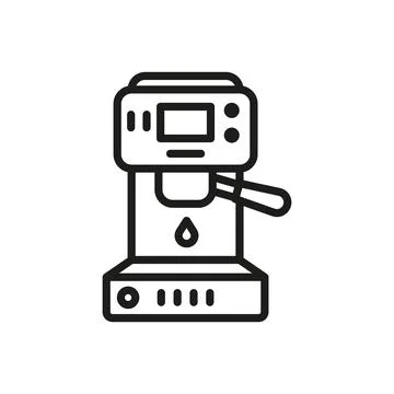 Coffee maker icon vector design templates simple and modern Stock Illustration