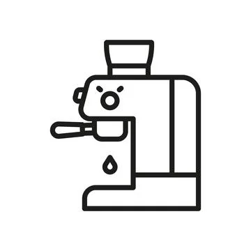 Coffee maker icon vector design templates simple and modern Stock Illustration