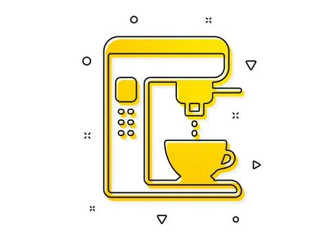 Coffee maker icon. Vending machine sign. Make tea. Vector Stockillustratie