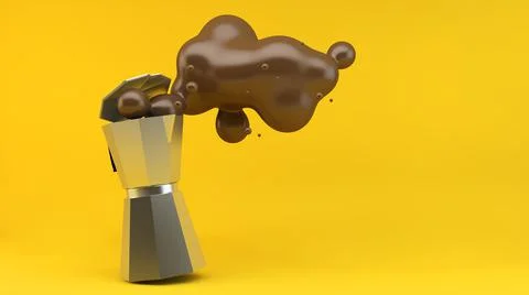 Coffee maker Stock Illustration