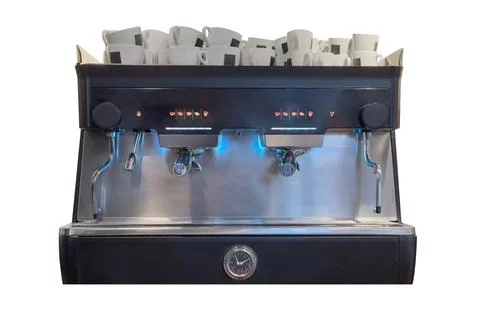 Coffee maker isolated on a white background Stock Photos