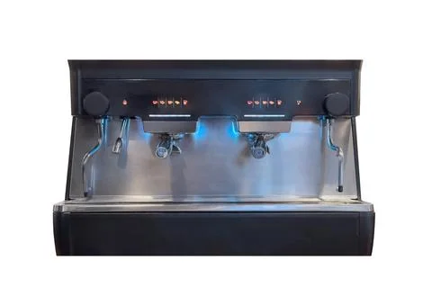 Coffee maker isolated on a white background Stock Photos