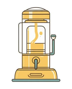 Coffee maker machine appliance icon Stock-Illustration
