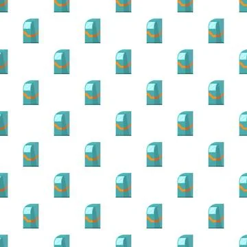 Coffee maker machine appliance seamless pattern background Stock Illustration