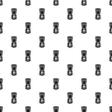 Coffee maker machine pattern for kitchen design イラスト素材