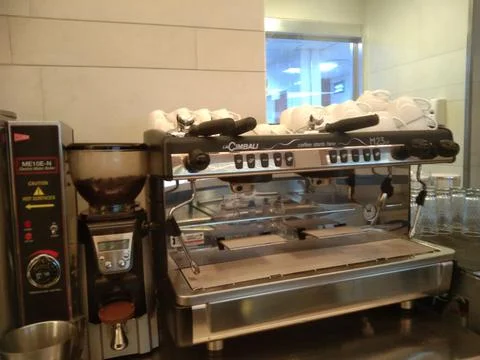 The coffee maker machine Stock Photos