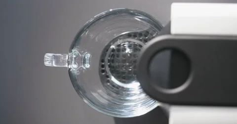 Coffee maker plongée shot Stock Footage 135193599