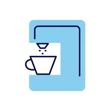 Coffee Maker related vector icon Stock Illustration