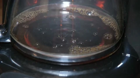 Coffee maker timelaps Stock Footage 138900481