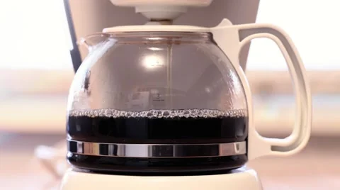 Coffee Maker Timelapse Brew Video Stock Footage 68715489