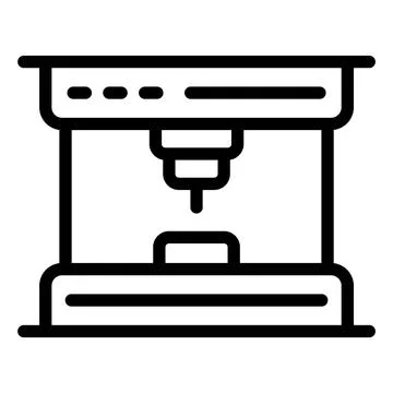 Coffee maker Vector Icon Design Illustration Illustrazione stock