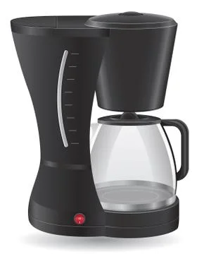 Coffee maker vector illustration Illustrazione stock