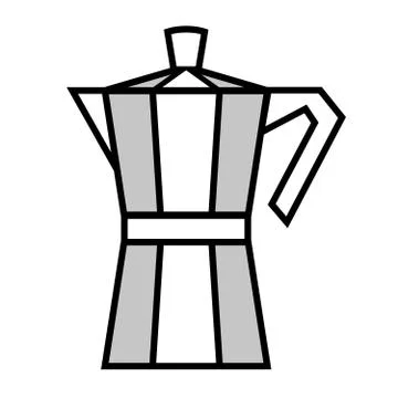 Coffee maker. Vector illustration Stock Illustration