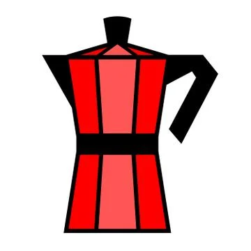 Coffee maker. Vector illustration Stock Illustration
