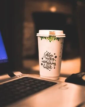 Coffee makes everything better Stock Photos