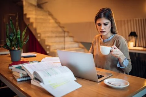 Coffee makes it easier Stock-Fotos