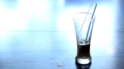 Coffee making - adding milk Stock Footage 35882576