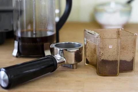 Coffee making equipment Stock Photos
