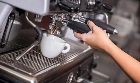 Coffee making Stock Photos