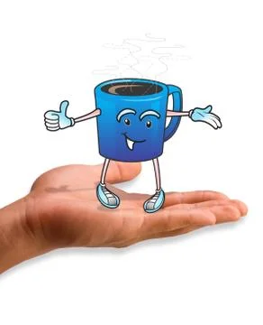 Coffee Man. Stock Photos