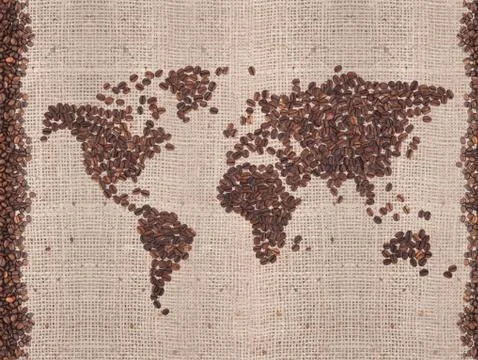 Coffee map Photos
