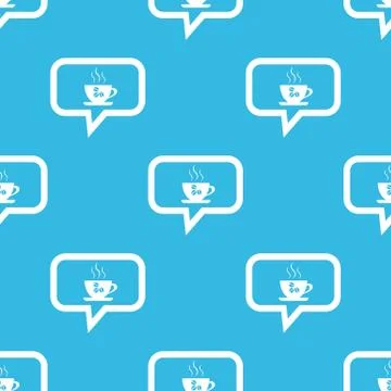 Coffee message pattern Stock Illustration