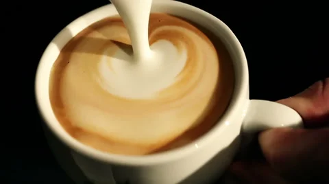 Coffee - milk effect Vídeo Stock 51939997